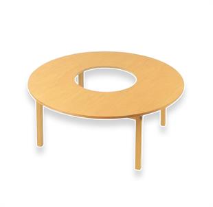 Oscar Naturel Yuvarlak Oyun Masası