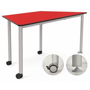 Oscar Tekerlekli Trapez Masa