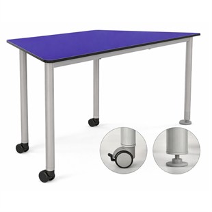 Oscar Tekerlekli Trapez Masa