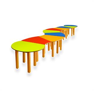 Oscar Tırtıl Masa Seti