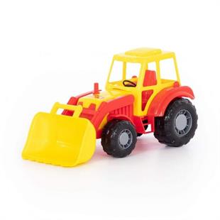 Polesie Kırmızı Altay Traktör - Yükleyici