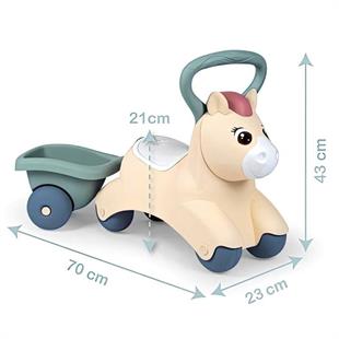 Smoby Pedalsız Römorklu Bingit Midilli