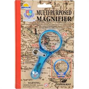 Sunman Magnifier And Compass Set