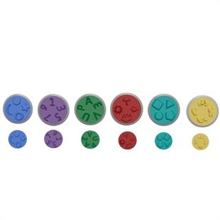 Taktil Diskler - Dokunsal Diskler 6lı Set