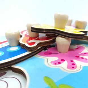 Tooky Toy  Deniz Hayvanları Ahşap Puzzle