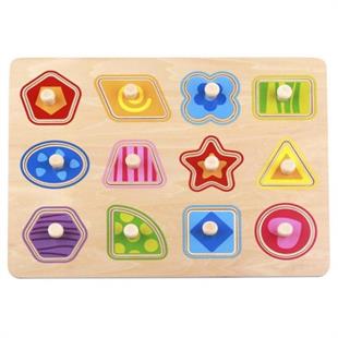 Tooky Toy  Şekiller Ahşap Puzzle