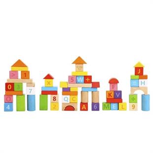 Tooky Toy Eğitici Blok Seti 70 Parça