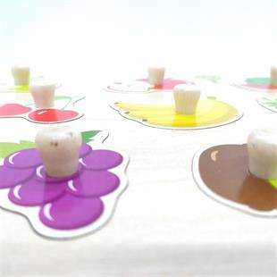 Tooky Toy Meyveler Ahşap Puzzle