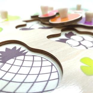 Tooky Toy Meyveler Ahşap Puzzle
