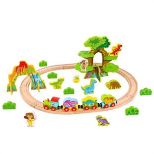 Tooky Toy Oyuncak Dinozor Tren Seti - 40 Parça