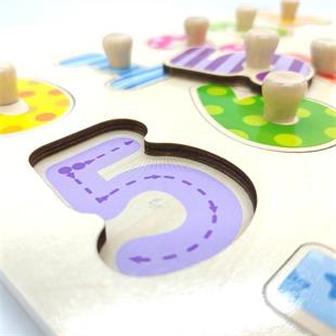 Tooky Toy Rakamlar Ahşap Puzzle