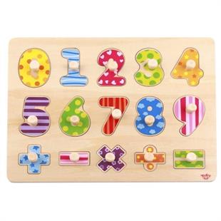 Tooky Toy Rakamlar Ahşap Puzzle