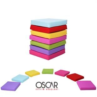 Yer Minderi imperteks 40x40x5cm (mavi)