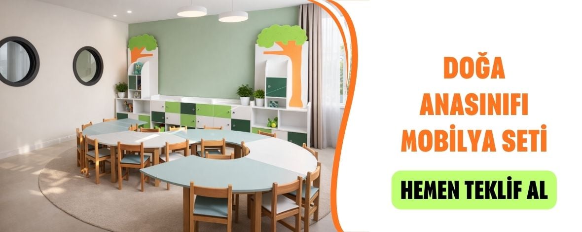 Natural Anasınıfı Mobilya Seti