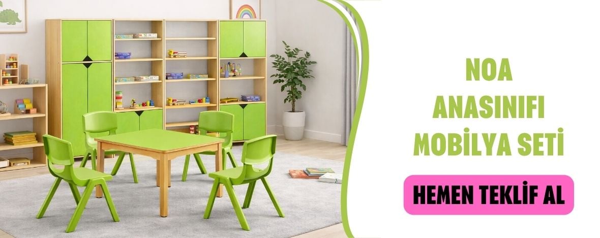 Natural Anasınıfı Mobilya Seti