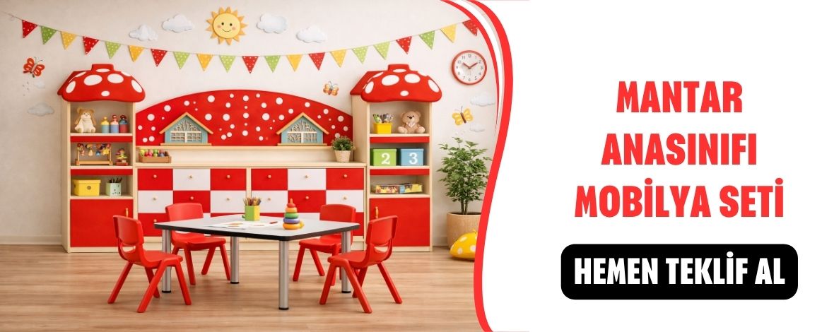 Natural Anasınıfı Mobilya Seti