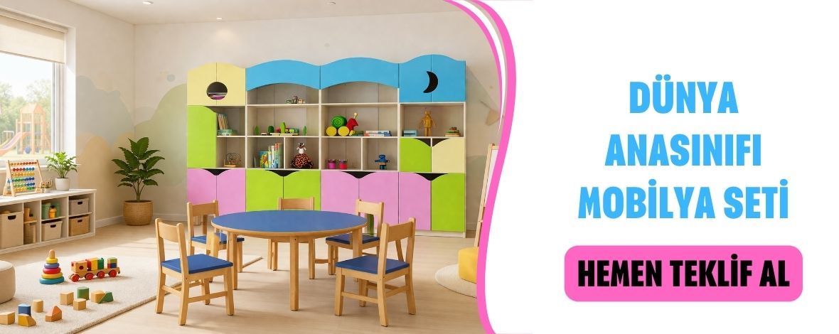 Natural Anasınıfı Mobilya Seti