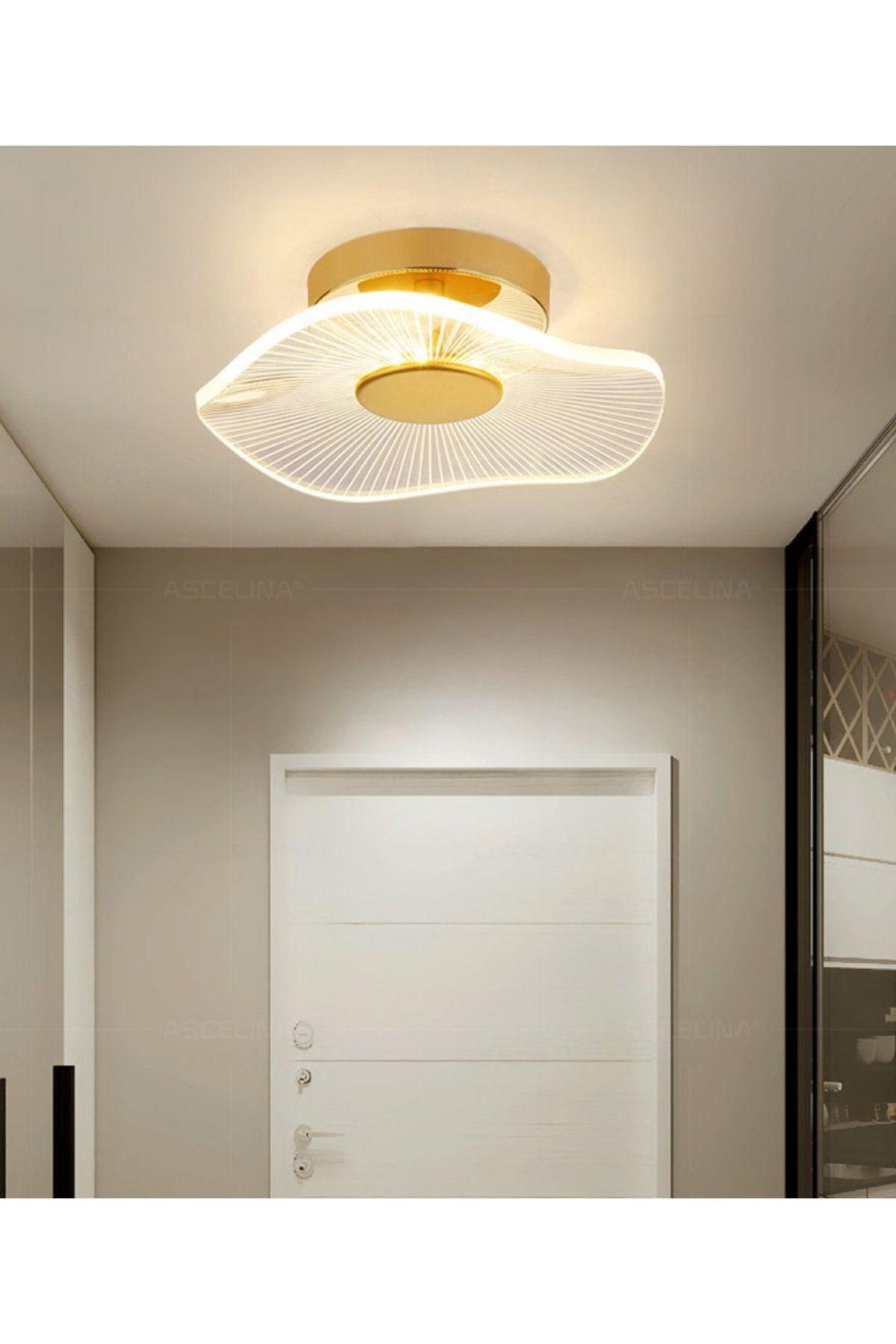 Modern Luxury Jellyfish Tekli Tavana Sıfır Led Avize Şık Görsellik Katar