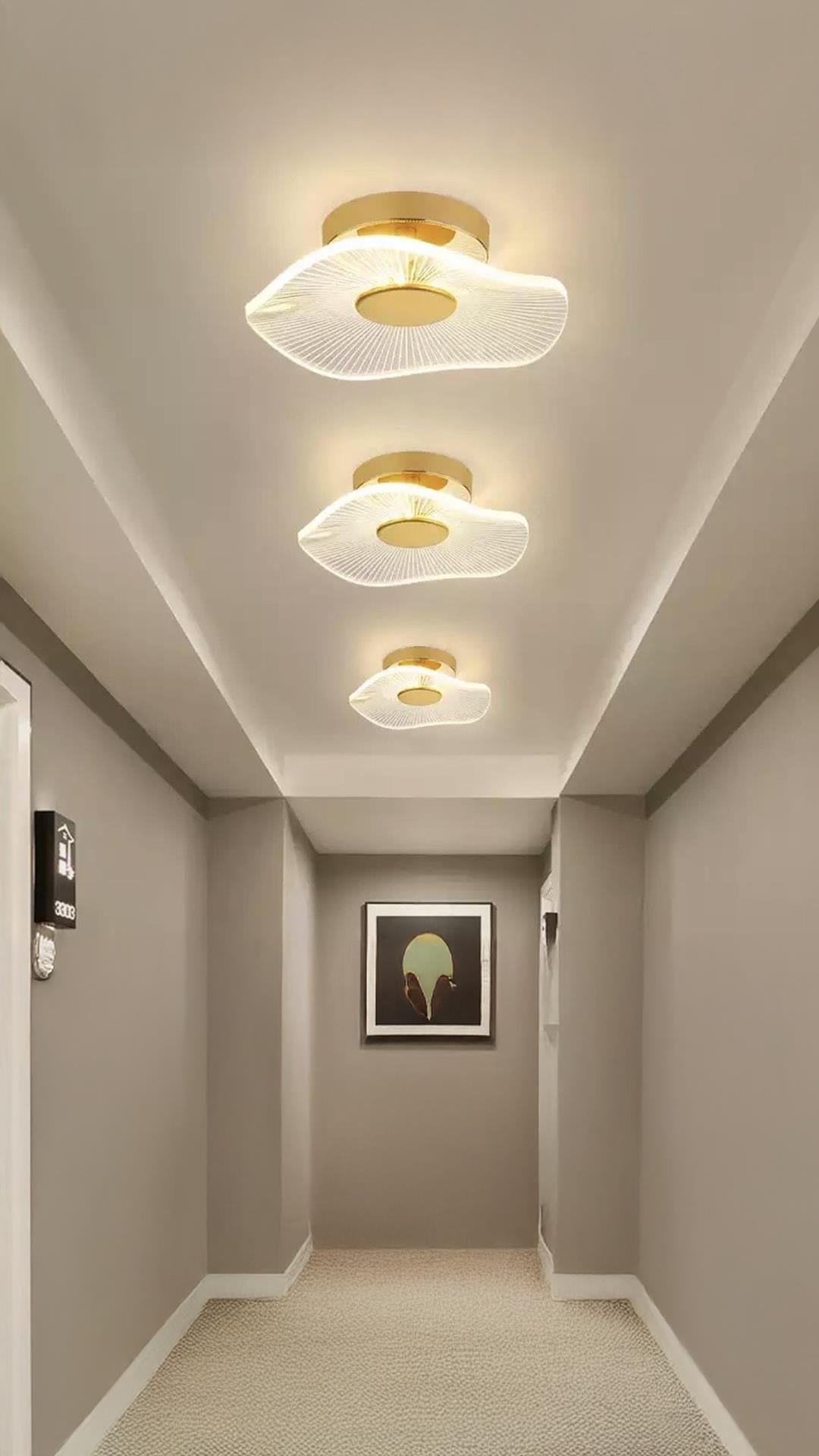 Modern Luxury Tavana Sıfır Led Avize Şık Görsellik Katar