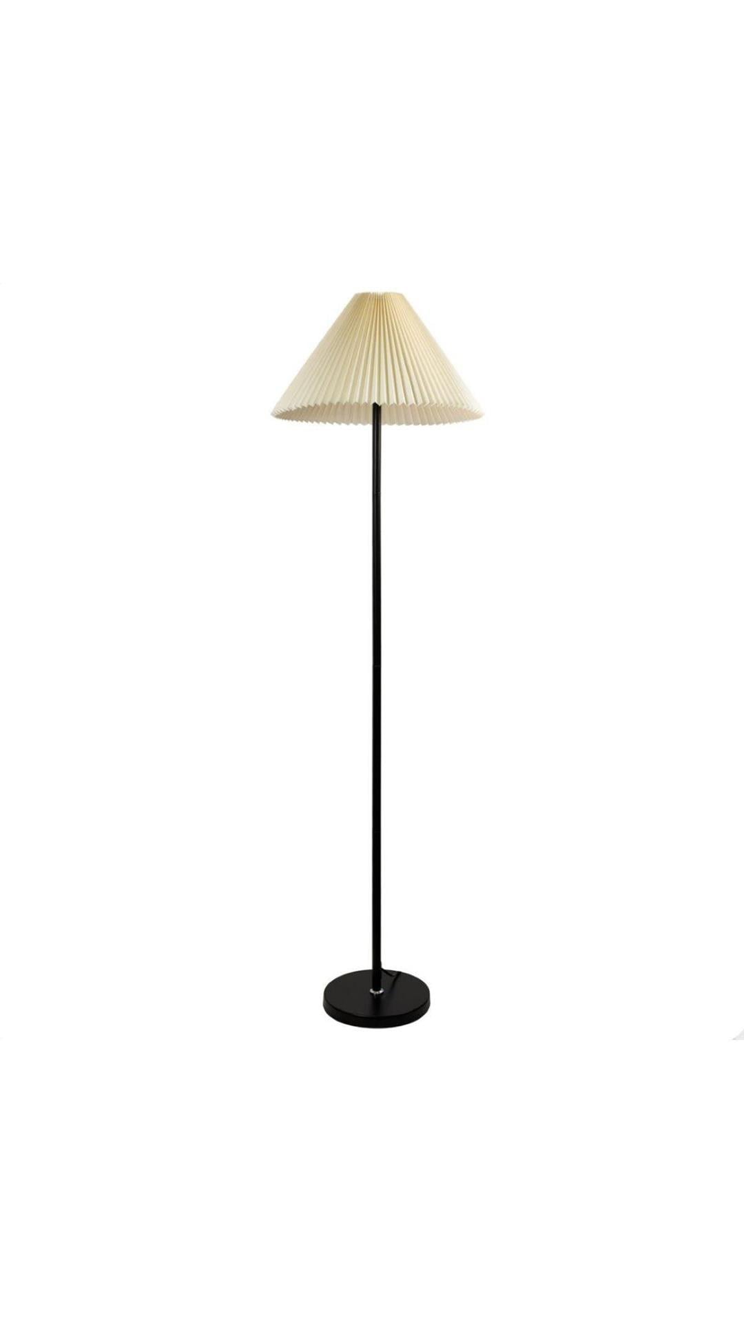 Modern Tasarım Umbrella Abajur Ayaklı Lambader Siyah