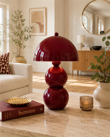 Hamilton Bordo Başlıklı Bordo Toplu Masa Lambası Pinterest Model Renkli Abajur Beyaz Kablolu