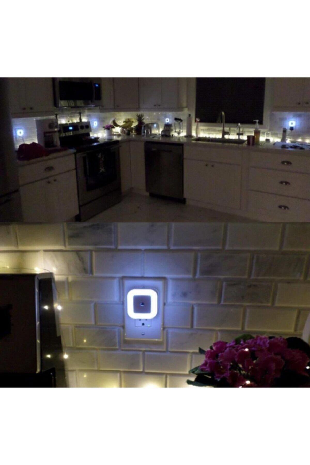 Karanlık Sensörlü Gece Lambası Tak Çalıştır Karışık Renkli Spot Led Işık