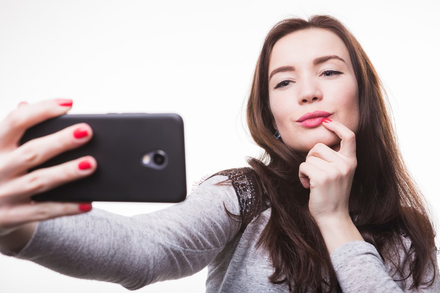 selfie hazır dudaklar