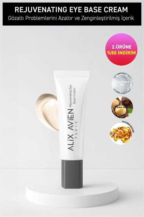 Göz Altı Kırışıklık Karşıtı Aydınlatıcı Nemlendiren Göz Baz Kremi - Rejuvenating Eye Base Cream