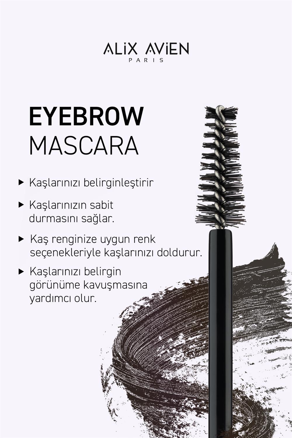 Kaş Sabitleyici Maskara - Eyebrow Mascara 802 - Alix Avien