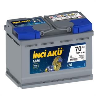  İnci Akü - AGM Leo ( 12V/ 70Ah )