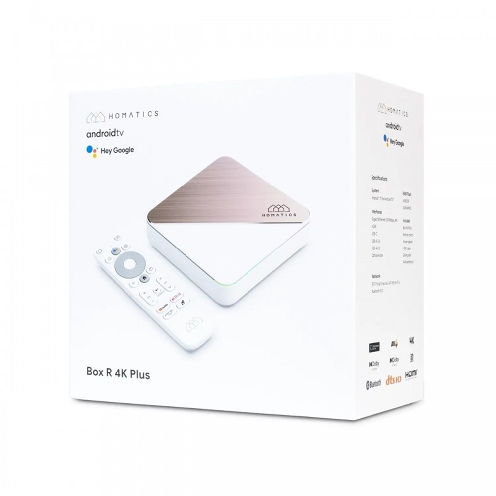 Homatics Box R 4K Plus Lisanslı Android TV Box Rose Gold (4gb RAM/32GB Depolama)