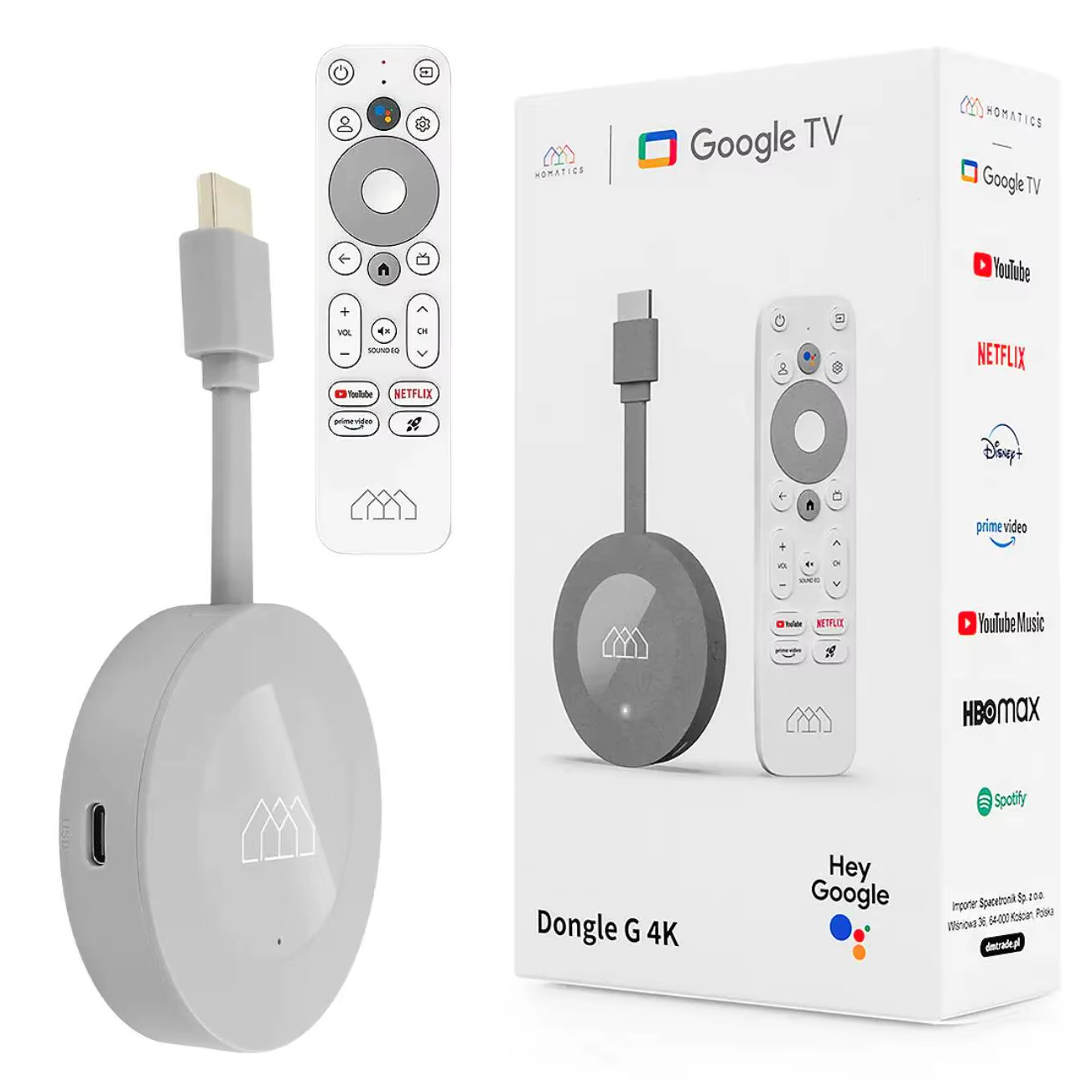 Homatics Dongle G 4K Lisanslı 2 GB RAM 32GB Stick Media Player