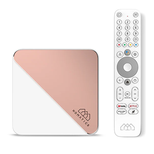 Homatics Box R 4K Plus Elite Lisanslı Android TV Box Rose Gold (Numerik Kumandalı)