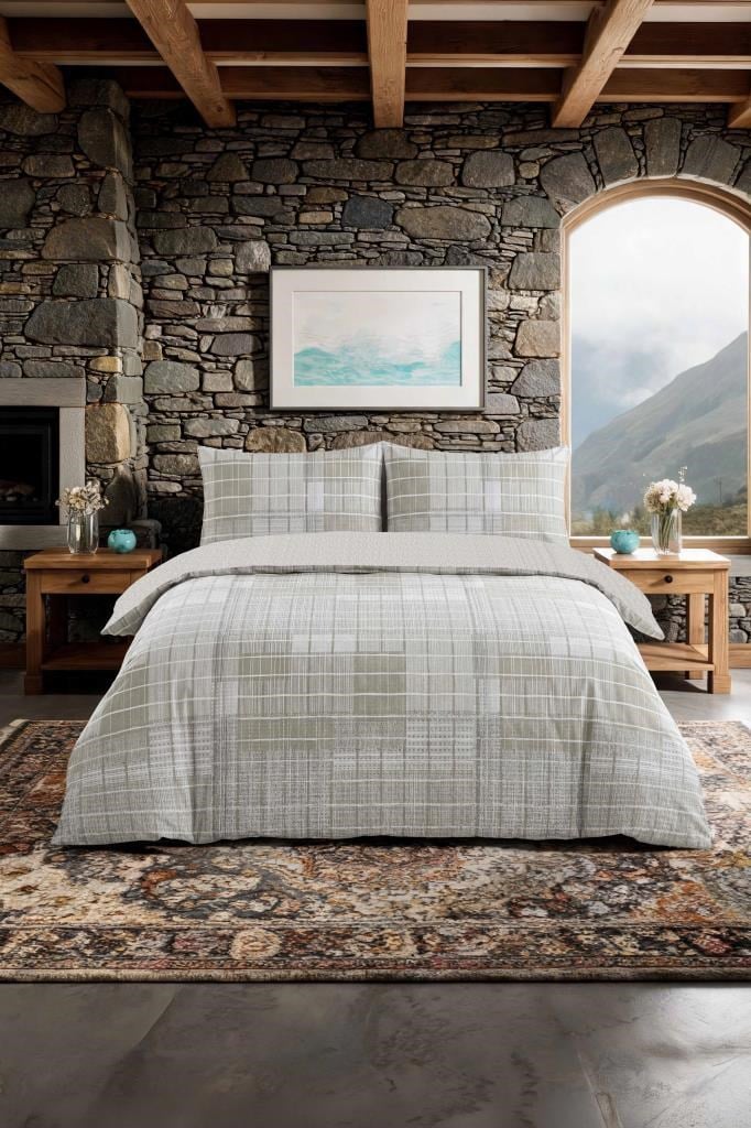 COZYNO Flanel Çift Kişilik Nevresim Takımı Trendy 200x220 cm