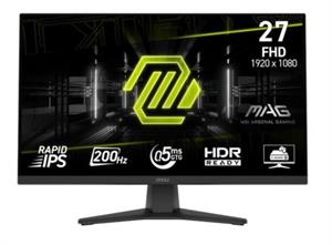 27 MSI MAG 272F 0.5MS 200HZ FHD IPS MONITOR