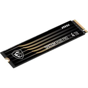 4TB MSI SPATIUM M480 PRO PCIE 4.0 NVME M.2 7400/7000MB/s