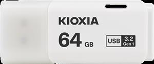 64GB USB3.2 GEN1 KIOXIA BEYAZ USB BELLEK LU301W064GG4