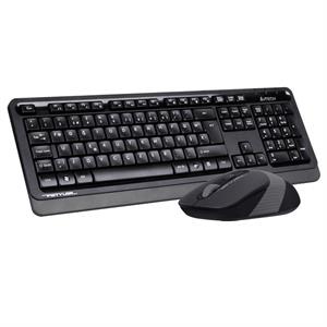 A4 TECH FG1010 F Türkçe Kablosuz (F KLAVYE) Gri 2000dpi Klavye+ Mouse