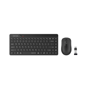 A4 TECH FG2200 AIR2 Siyah, FSTYLER, 2.4Ghz Kablosuz, Türkçe Q, SESSİZ Klavye Mouse Set