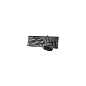 A4 TECH KR-9276, Siyah, USB Kablolu, Türkçe Q, Multimedya, Klavye Mouse Set