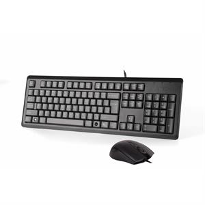 A4 TECH KR-9276 USB MULTİMEDYA SİYAH Q KLAVYE MOUSE