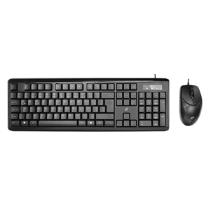 ACER eMachines, EAK9821, Siyah, USB Kablolu, Türkçe Q, Klavye Mouse Set