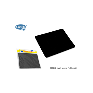 ADDISON 300142, 177x217x2mm, Lüx, Big, MOUSE PAD,  (Siyah)
