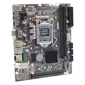 AFOX IH310C-MA6-V4 2xDDR4 VGA+HDMI 1xGLAN 1x M.2 NVMe Gen3 1151Pin ANAKART