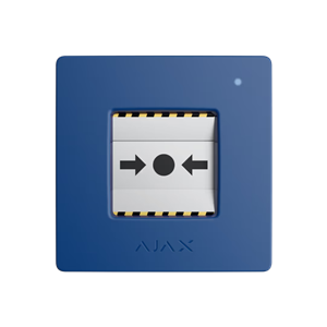 AJAX, Manual Call Point, Kablosuz, KIRBAS BUTONU NC, MAVİ