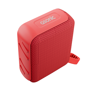 ASONIC AS-03, KIRMIZI, 5W, BT/USB/TF/TWS, 1200mAh Batarya, Bluetooth V5.3, Kablosuz, Taşınabilir, Speaker