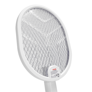 ASONIC AS-A26, Beyaz, 3000V, Raket Tipi, UV Mor Işıklı, 1200mAh, Bataryalı, Şarj Edilebilir, Katlanabilir, Sinek Öldürücü