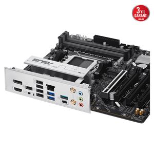 ASUS B850M MAX GAMING WIFI, 4xDDR5, 3x M2, HDMI, DP, Type-C, Wi-Fi 6, Bluetooth v5.4, AM5 Soket GAMING Anakart