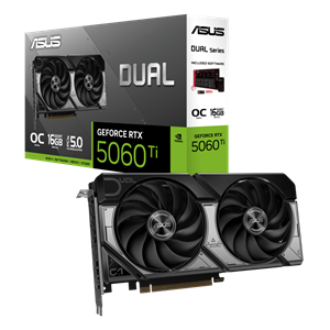 ASUS DUAL-RTX5060TI-O16G 16GB Nvidia RTX5060Ti GDDR7 128bit HDMI 3xDP 16x Ekran Kartı