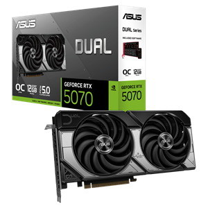 ASUS DUAL RTX5070-O12G, 12Gb, 192Bit, GDDR7, 1xHDMI, 3xDP GAMING Ekran Kartı